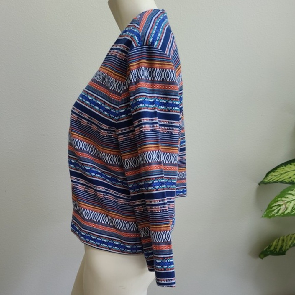 Liz Claiborne Jacket Size XL Blazer Black Multicolored Blue‎ - Picture 3 of 6